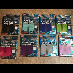 Brand new - set of 8 colorful book covers XXL